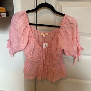 Pacsun pink blouse